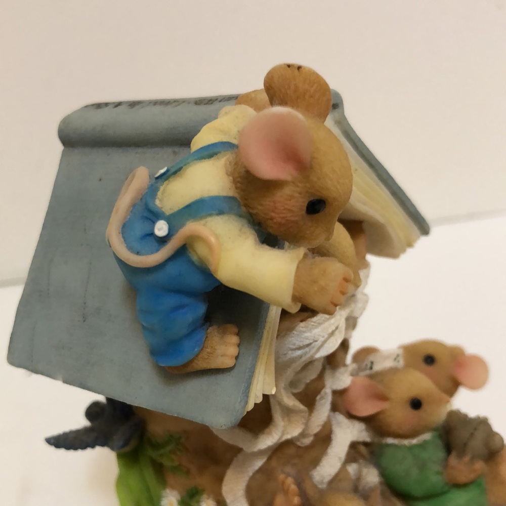Vtg.Enesco Priscilla's Mouse Tales Together We Can Make All Our Wishes Come True - Picture 7 of 9